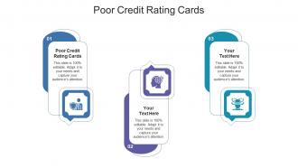 Poor credit rating cards ppt powerpoint presentation styles examples cpb