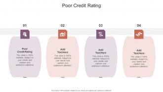 Poor Credit Rating In Powerpoint And Google Slides Cpb