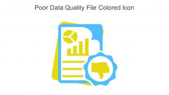 Poor Data Quality File Colored Icon In Powerpoint Pptx Png And Editable Eps Format