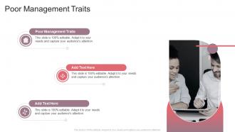 Poor Management Traits In Powerpoint And Google Slides Cpb