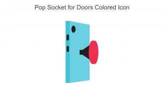 Pop Socket For Doors Colored Icon In Powerpoint Pptx Png And Editable Eps Format