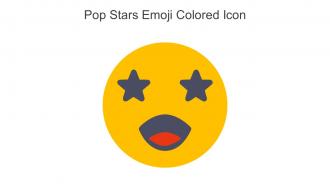 Pop Stars Emoji Colored Icon In Powerpoint Pptx Png And Editable Eps Format