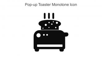 Pop Up Toaster Monotone Icon In Powerpoint Pptx Png And Editable Eps Format