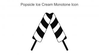 Popsicle Ice Cream Monotone Icon In Powerpoint Pptx Png And Editable Eps Format
