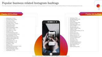 Popular Business Related Instagram Hashtags Instagram Marketing To Grow Brand Awareness