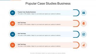 Popular Case Studies Business In Powerpoint And Google Slides Cpb