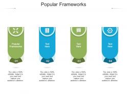 Popular frameworks ppt powerpoint presentation icon graphics cpb