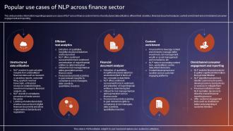 Popular Use Cases Of NLP Across Finance Sector Comprehensive Tutorial About AI SS V