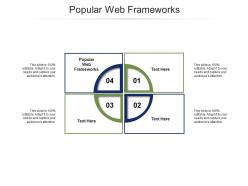 Popular web frameworks ppt powerpoint presentation file slide portrait cpb