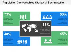 Population demographics statistical segmentation and analysis