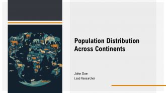 Population Distribution Across Continents PPT Slides AT