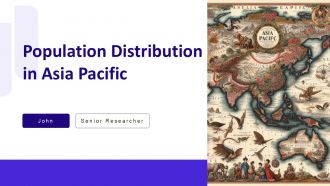 Population Distribution In Asia Pacific PPT Mockup AT