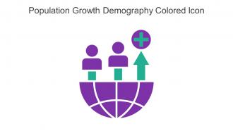 Population Growth Demography Colored Icon In Powerpoint Pptx Png And Editable Eps Format