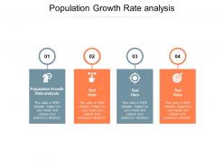 Population growth rate analysis ppt powerpoint presentation show portfolio cpb