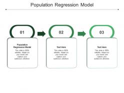 Population regression model ppt powerpoint presentation outline icons cpb