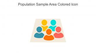 Population Sample Area Colored Icon In Powerpoint Pptx Png And Editable Eps Format