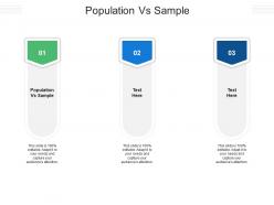 Population vs sample ppt powerpoint presentation ideas inspiration cpb