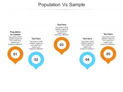 Population vs sample ppt powerpoint presentation pictures visuals cpb