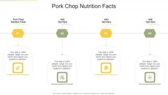 Pork Chop Nutrition Facts In Powerpoint And Google Slides Cpb