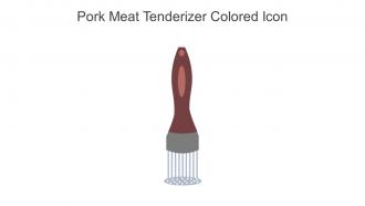 Pork Meat Tenderizer Colored Icon In Powerpoint Pptx Png And Editable Eps Format