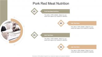 Pork Red Meat Nutrition In Powerpoint And Google Slides Cpb