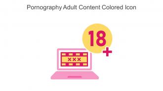 Pornography Adult Content Colored Icon In Powerpoint Pptx Png And Editable Eps Format