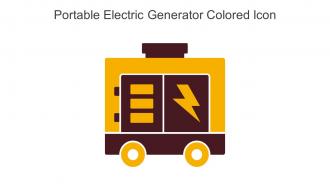 Portable Electric Generator Colored Icon In Powerpoint Pptx Png And Editable Eps Format