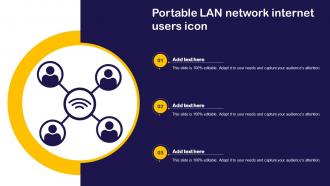 Portable Lan Network Internet Users Icon