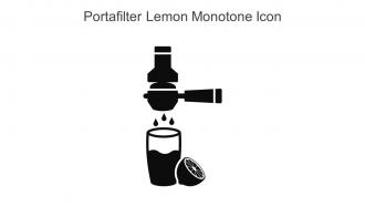 Portafilter Lemon Monotone Icon In Powerpoint Pptx Png And Editable Eps Format