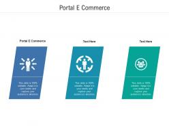 Portal e commerce ppt powerpoint presentation model tips cpb