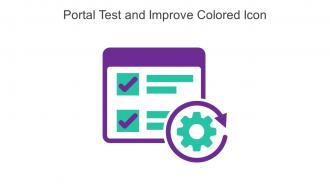 Portal Test And Improve Colored Icon In Powerpoint Pptx Png And Editable Eps Format
