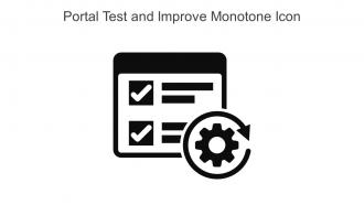 Portal Test And Improve Monotone Icon In Powerpoint Pptx Png And Editable Eps Format