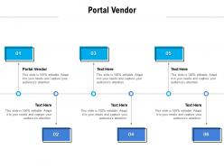 Portal vendor ppt powerpoint presentation gallery format ideas cpb