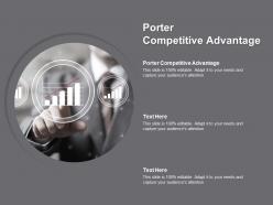 Porter competitive advantage ppt powerpoint presentation gallery deck