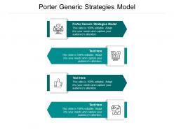 Porter generic strategies model ppt powerpoint presentation slides infographic template cpb