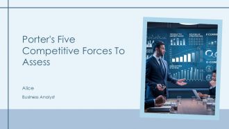 Porters Five Competitive Forces To Assess How Amazon Generates Revenues Across The Globe PPT Graphics AT
