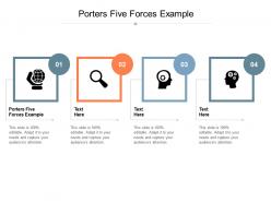 Porters five forces example ppt powerpoint presentation professional clipart cpb
