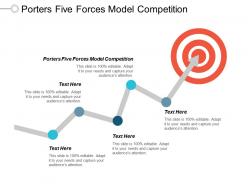 Porters five forces model competition ppt powerpoint presentation pictures vector cpb