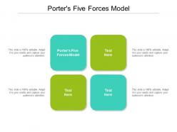 Porters five forces model ppt powerpoint presentation slide cpb