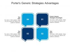 Porters generic strategies advantages ppt powerpoint presentation file example topics cpb