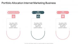 Portfolio Allocation Internet Marketing Business In Powerpoint And Google Slides Cpb