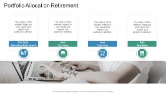 Portfolio Allocation Retirement In Powerpoint And Google Slides Cpb