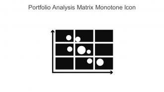 Portfolio Analysis Matrix Monotone Icon In Powerpoint Pptx Png And Editable Eps Format