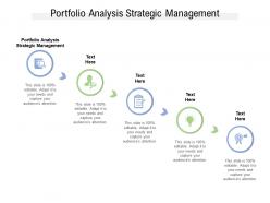 Portfolio analysis strategic management ppt powerpoint presentation inspiration cpb