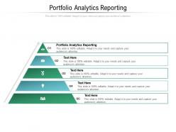 Portfolio analytics reporting ppt powerpoint presentation summary sample cpb