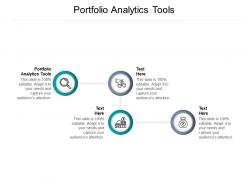 Portfolio analytics tools ppt powerpoint presentation professional graphics example cpb
