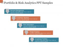 Portfolio and risk analytics ppt samples