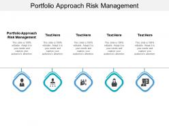 Portfolio approach risk management ppt powerpoint presentation visual aids files cpb