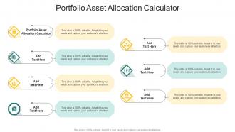 Portfolio Asset Allocation Calculator In Powerpoint And Google Slides Cpb