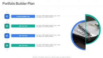 Portfolio Builder Plan In Powerpoint And Google Slides Cpb